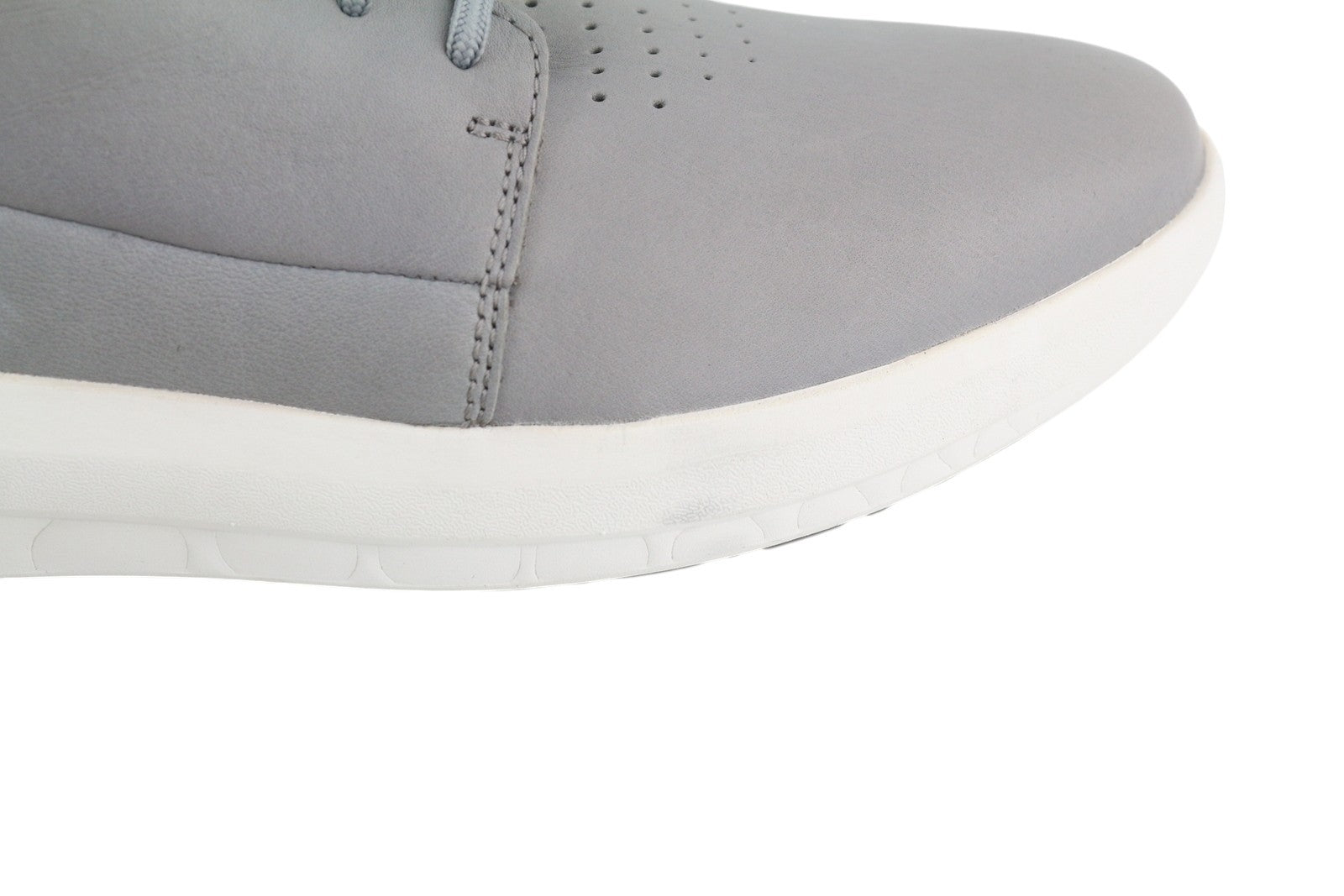 TIMBERLAND A2QA1 Men's EU42 Grey Leather Low Top Lace Almond Sneakers