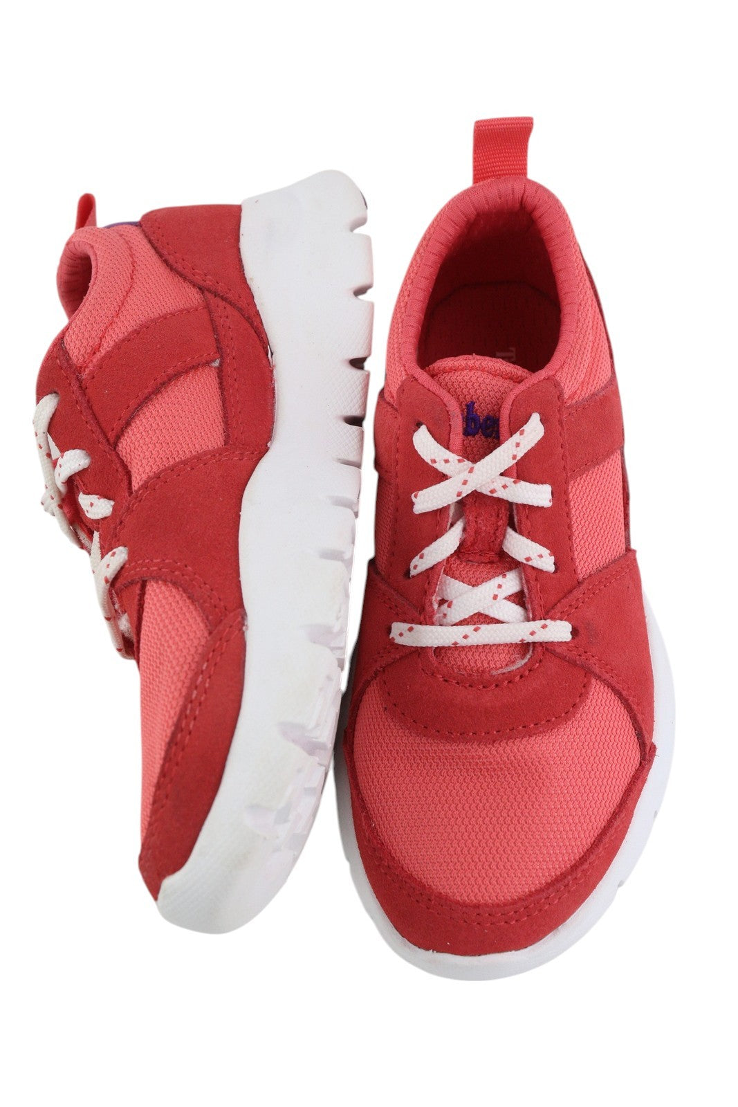 TIMBERLAND A2499 Girl's Sneakers EU31 Pink Low Top Lace Trainers ReBOTL