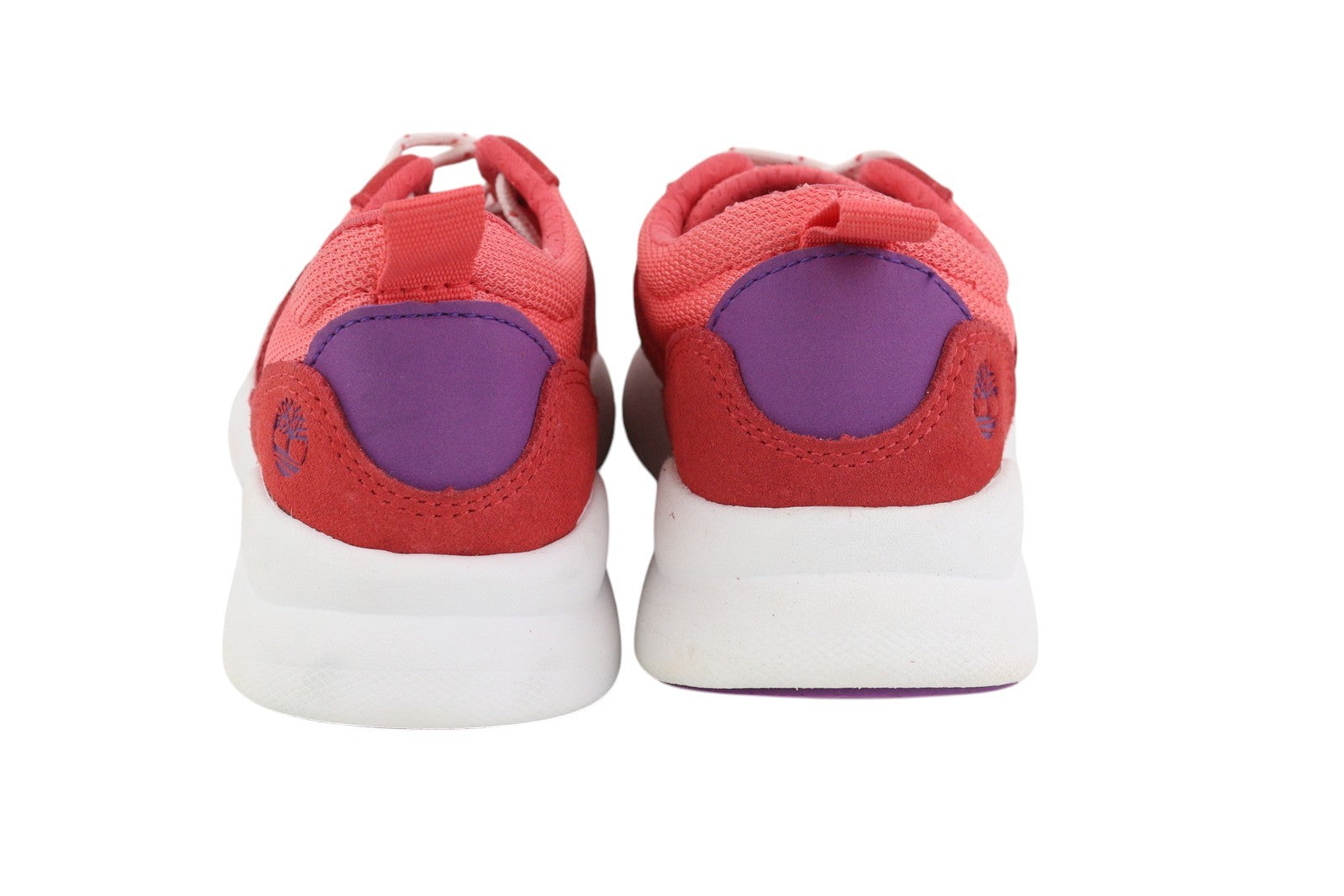 TIMBERLAND A2499 Girl's Sneakers EU31 Pink Low Top Lace Trainers ReBOTL