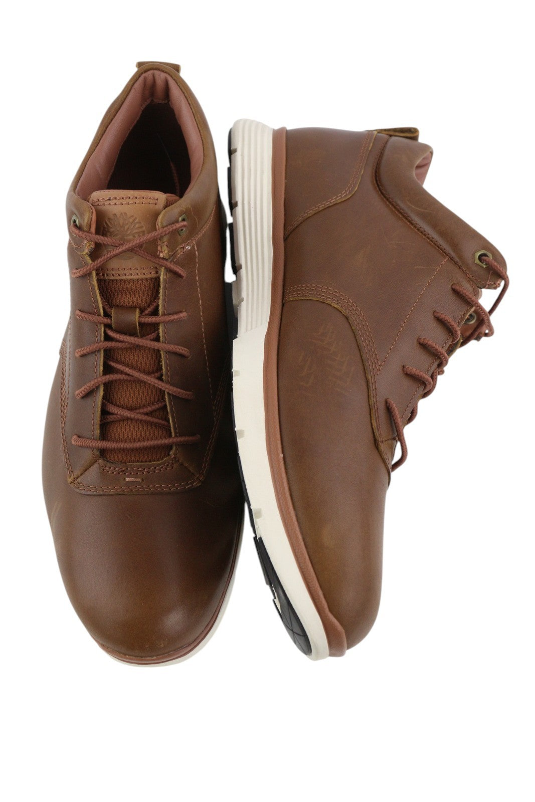 TIMBERLAND A1Z52 Men's Shoes EU41 Brown Leather Ankle Sensorflex Comfort