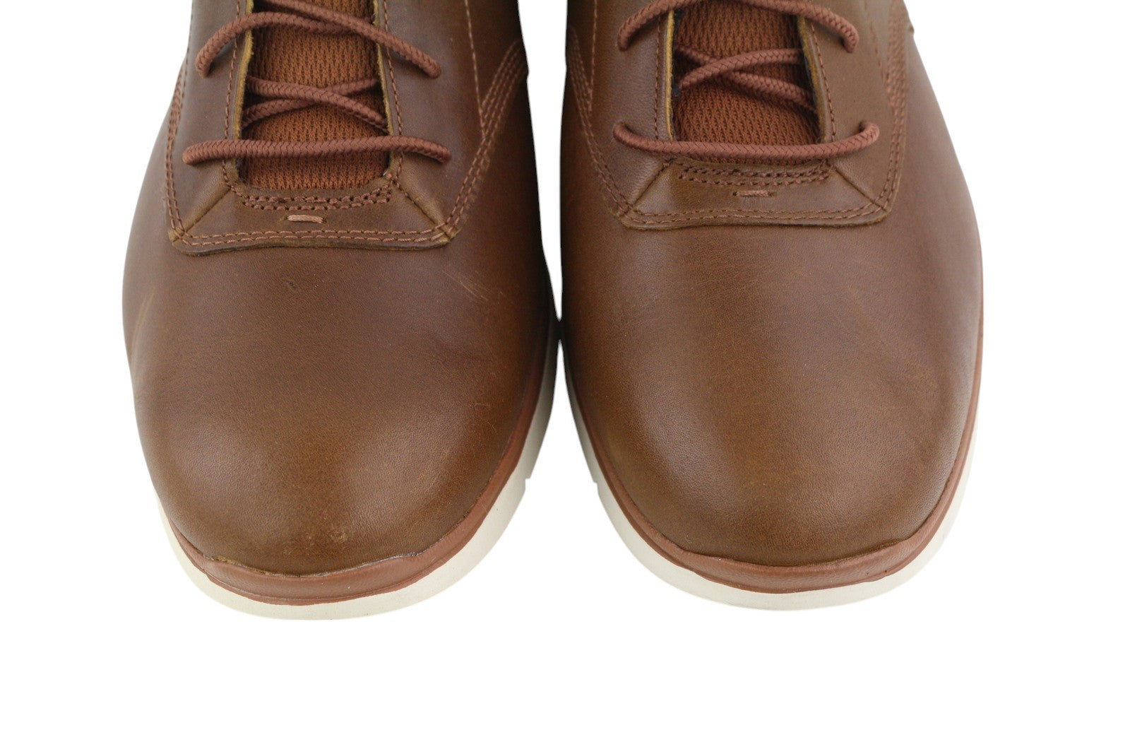 TIMBERLAND A1Z52 Men's Shoes EU41 Brown Leather Ankle Sensorflex Comfort