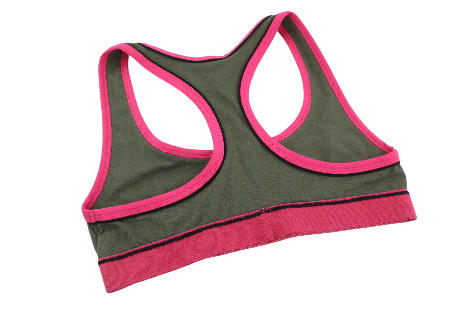 DIESEL Ufsb-Mileys Women's Sports Bra XS Grey Stretch Sleeveless Logo