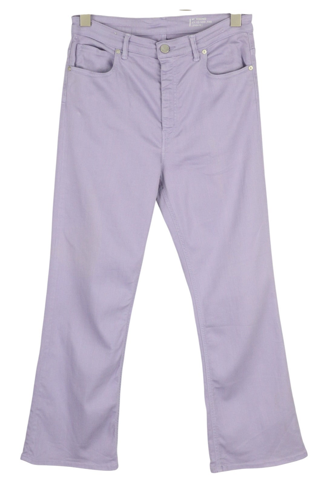 PT TORINO Kim Women's Jeans W31 Purple Bootcut Ankle Length Zip Fly