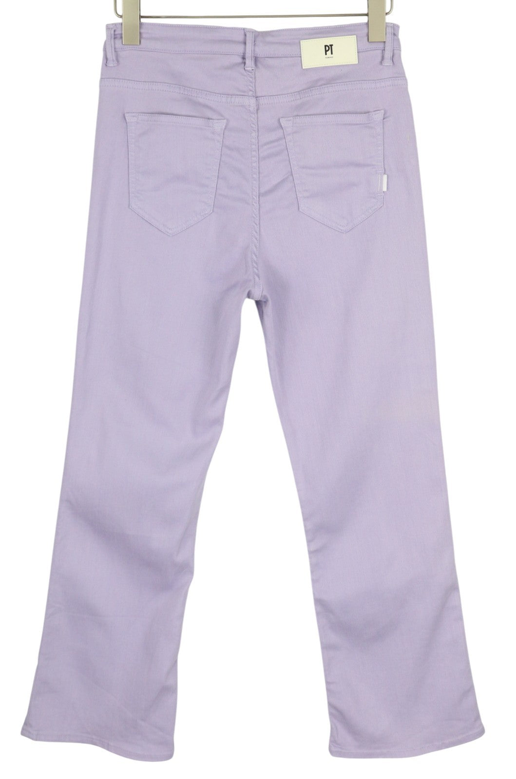 PT TORINO Kim Women's Jeans W31 Purple Bootcut Ankle Length Zip Fly