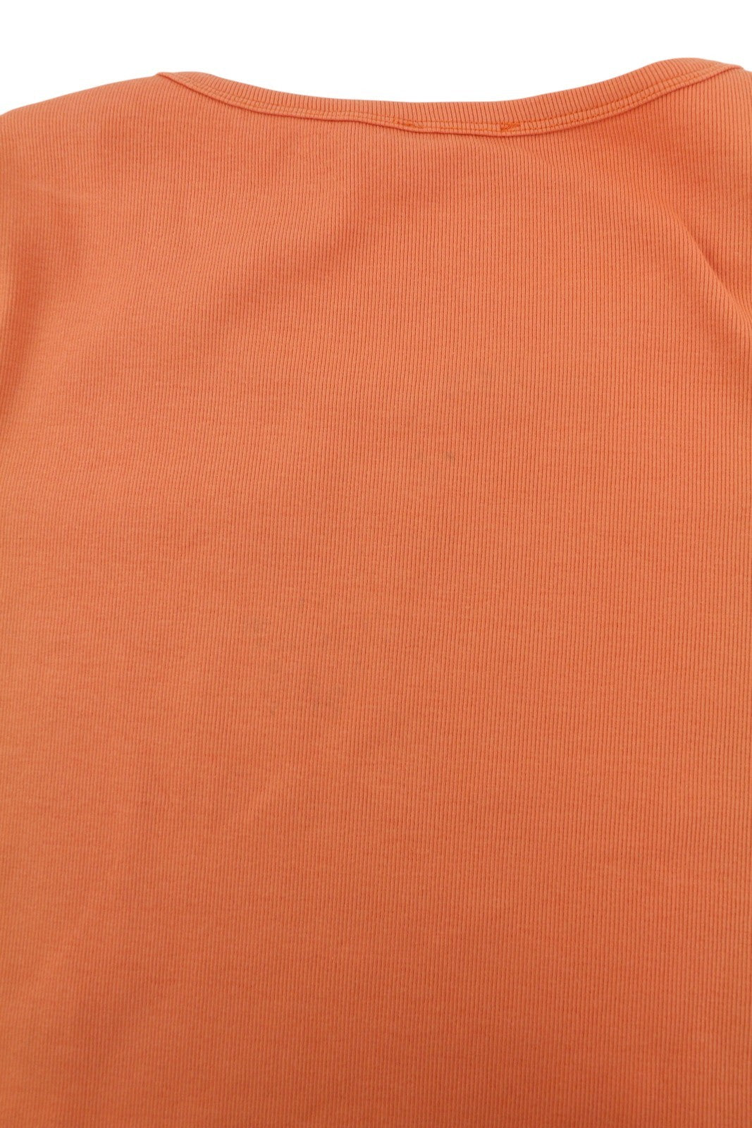 DIESEL T-Ballet-D Women's T-Shirt XL Orange Cropped Long Sleeve Stretch