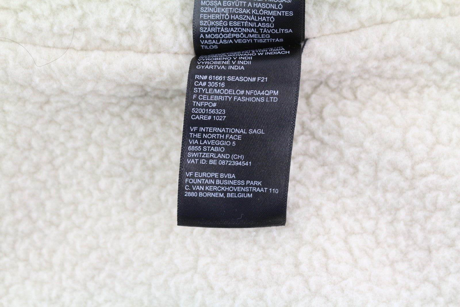 THE NORTH FACE Campshire Men's Jacket S Black Snap Button Fleece Overshirt