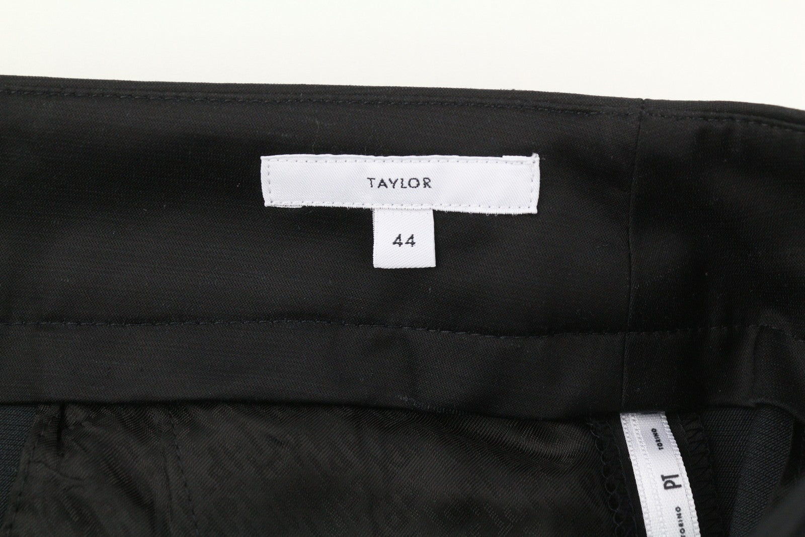 PT TORINO Taylor Women's Trousers 44 W30 Black Silk Blend Flared Leg High Waist