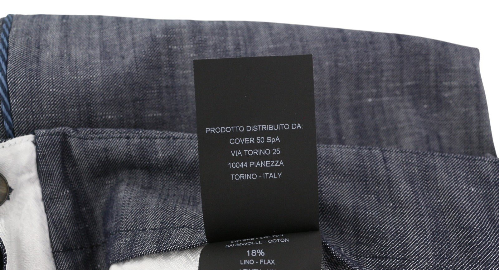 PT TORINO Taylor Women's Trousers 42 W30 Grey Linen Blend High Waist Flare