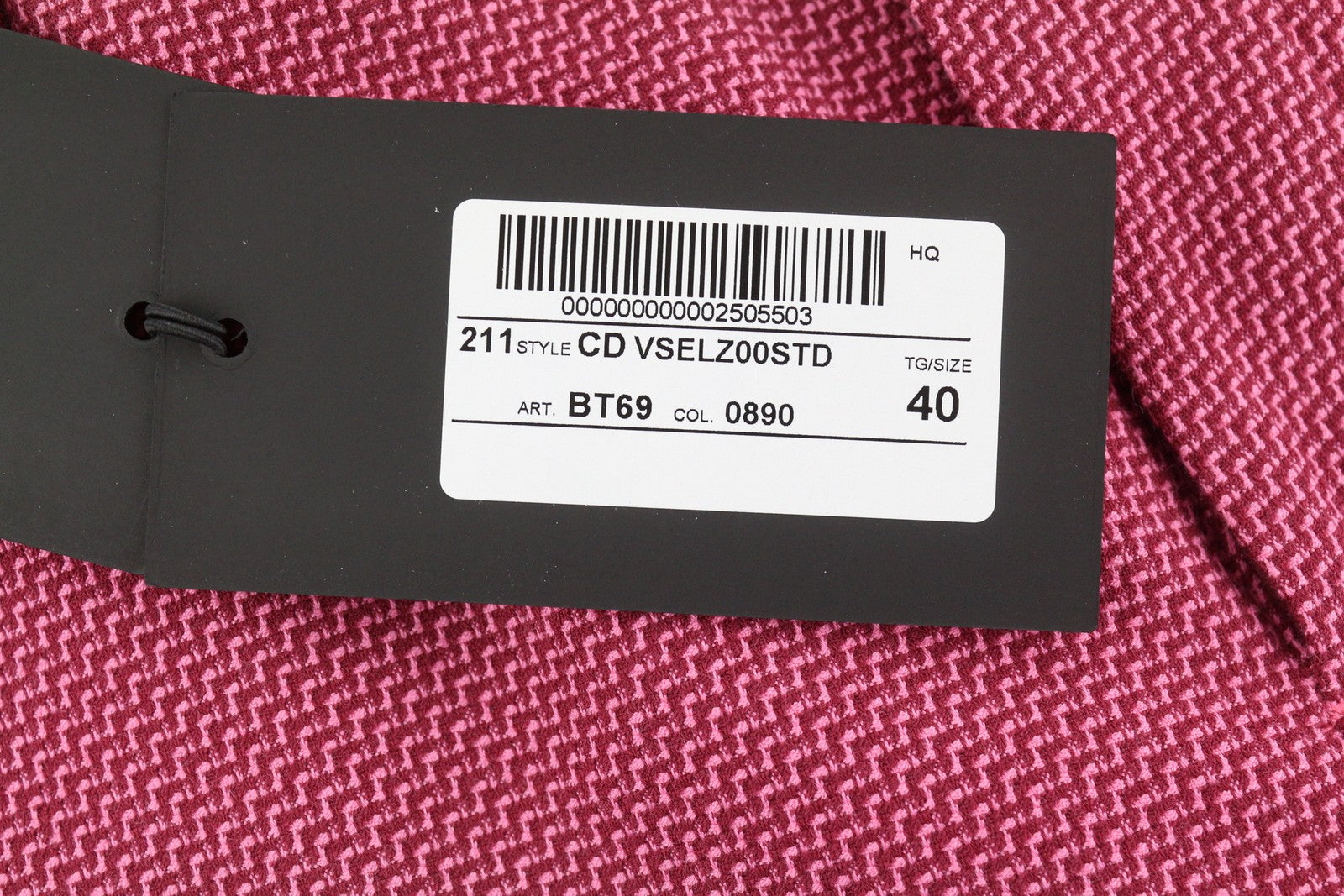 PT TORINO Elsa Women's Trousers 40 W28 Purple Patterned Bootcut Zip Fly Pockets