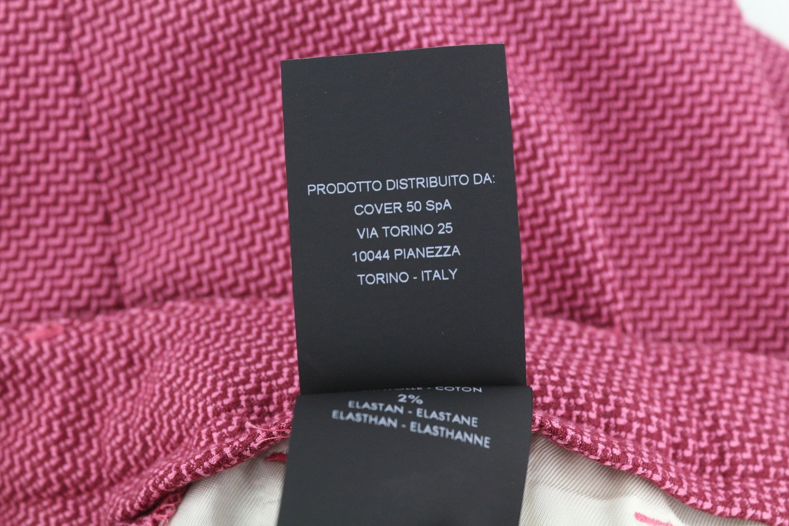 PT TORINO Elsa Women's Trousers 40 W28 Purple Patterned Bootcut Zip Fly Pockets