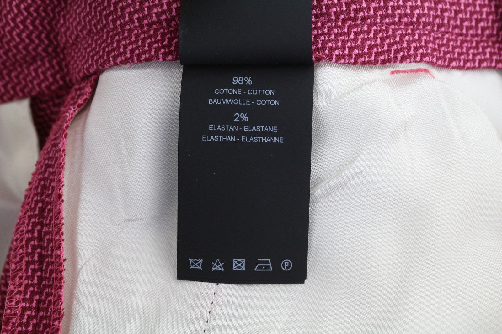 PT TORINO New York Women's Trousers 42 W30 Purple Patterned Ankle Tapered