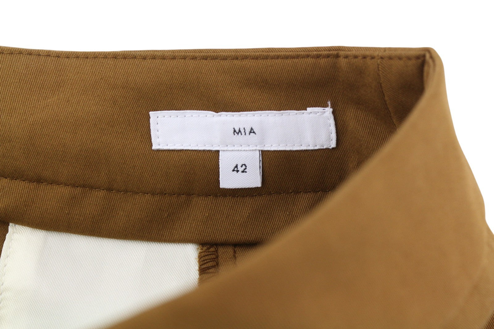 PT TORINO Mia Women's Trousers 42 W28 Brown Floral Print Flared Ankle Logo