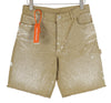 Beige Cotton Shorts