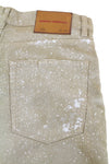 Beige Cotton Shorts