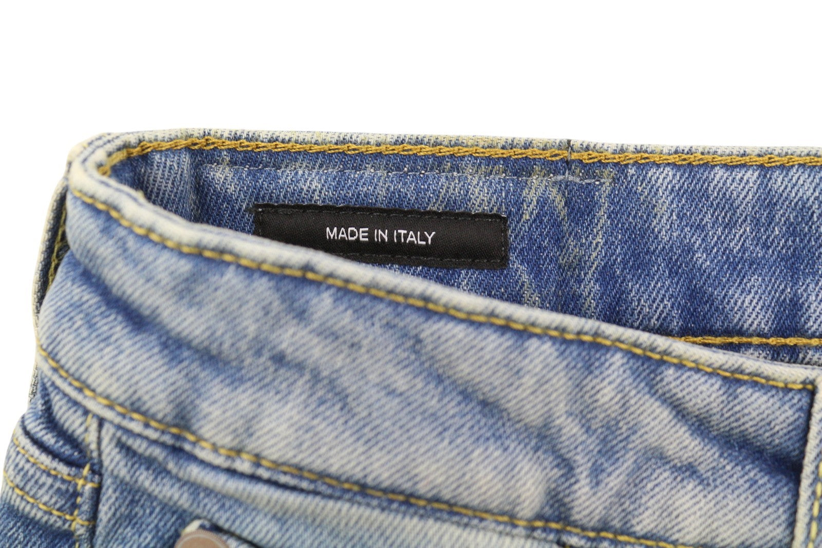 R13 Kick Women's Jeans 27 Jasper Stretch Bootcut Ankle Washed Denim RRP695