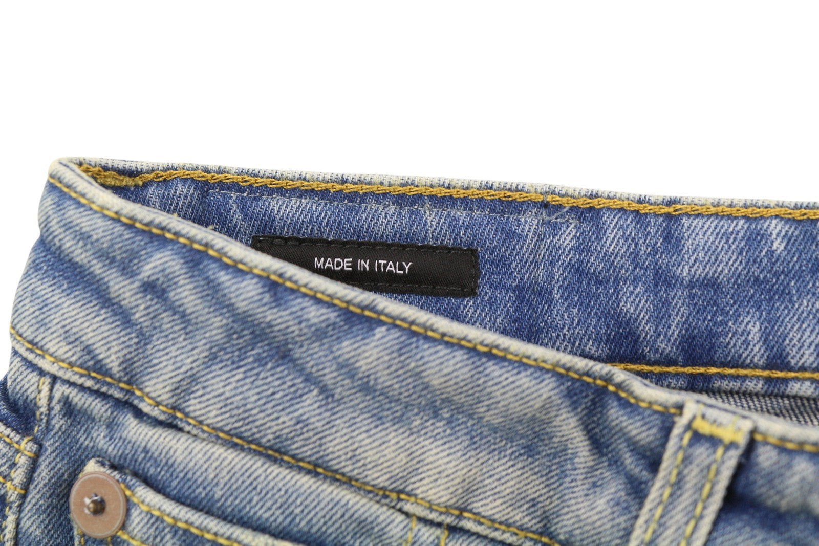 R13 Kick Women's Jeans 25 Jasper Stretch Bootcut Ankle Washed Denim RRP695
