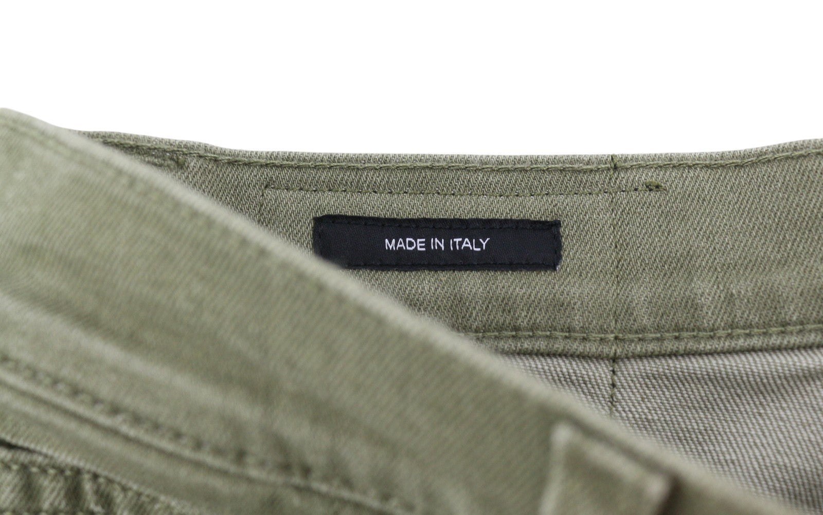 R13 Jane Women's Jeans 27 High Waist Loose Straight Olive Green Stretch RRP645