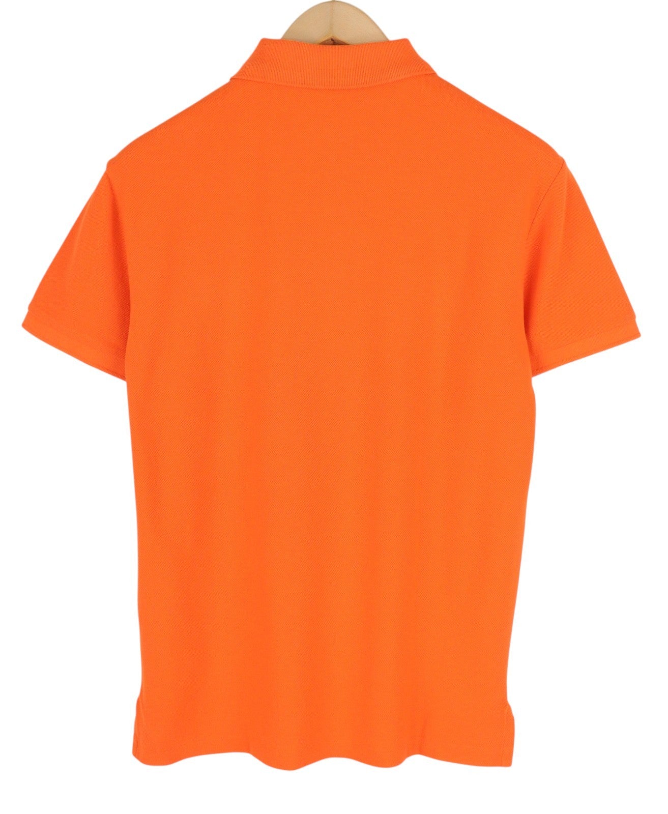 RALPH LAUREN Custom Slim Fit Men's T-Shirt S Orange Polo Short Sleeve Polo