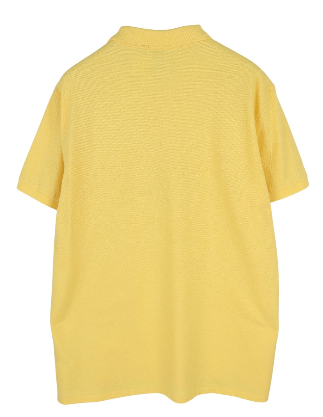 RALPH LAUREN Custom Slim Fit Men's T-Shirt 2XL Yellow Short Sleeve Polo RRP125
