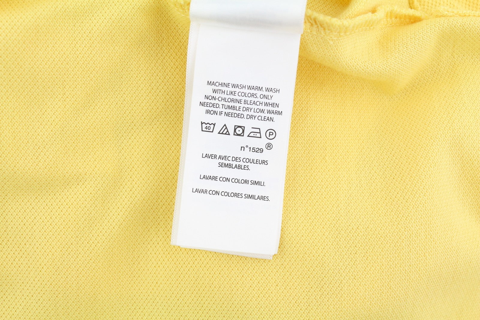 RALPH LAUREN Custom Slim Fit Men's T-Shirt 2XL Yellow Short Sleeve Polo RRP125