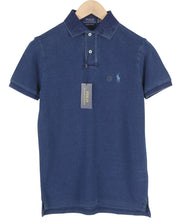 RALPH LAUREN Custom Slim Fit Men's T-Shirt XS Blue Polo Short Sleeve
