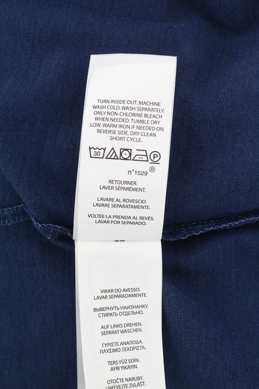 RALPH LAUREN Men's T-Shirt XL Blue Linen Blend Pocket Short Sleeve Polo RRP175