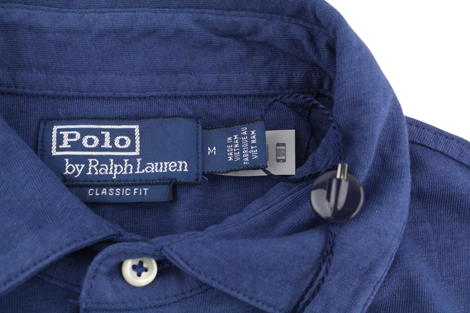 RALPH LAUREN Classic Fit Men's T-Shirt M Linen Blend Short Sleeve Polo