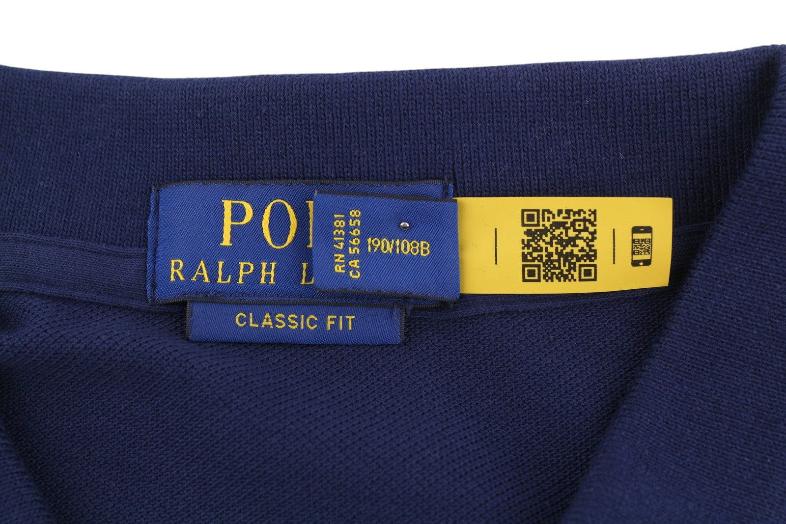 RALPH LAUREN Classic Fit Men's T-Shirt 2XL Blue Embroidered Short Sleeve Polo