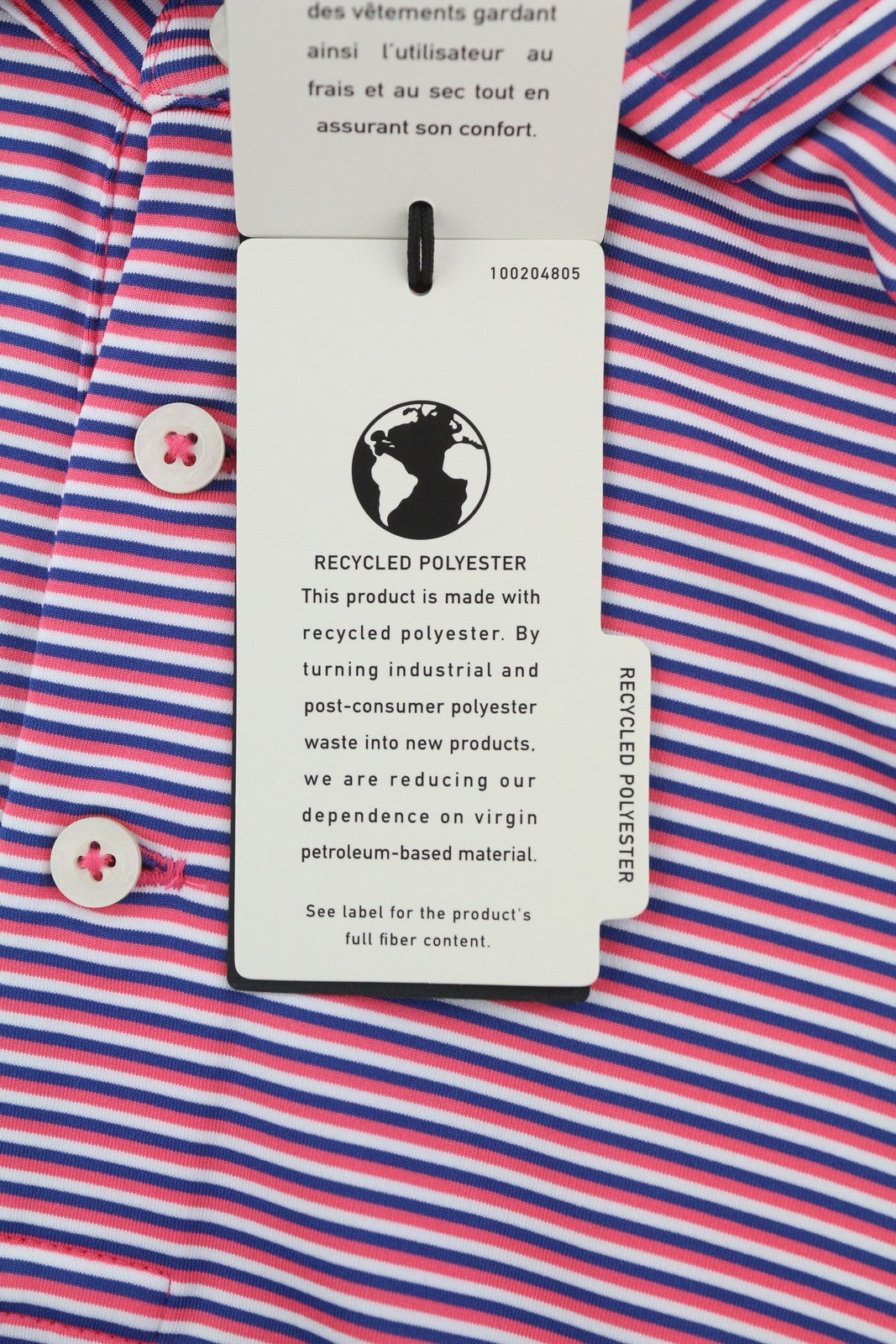 RLX RALPH LAUREN Golf Men's T-Shirt M Striped Polo Wicking Short Sleeve