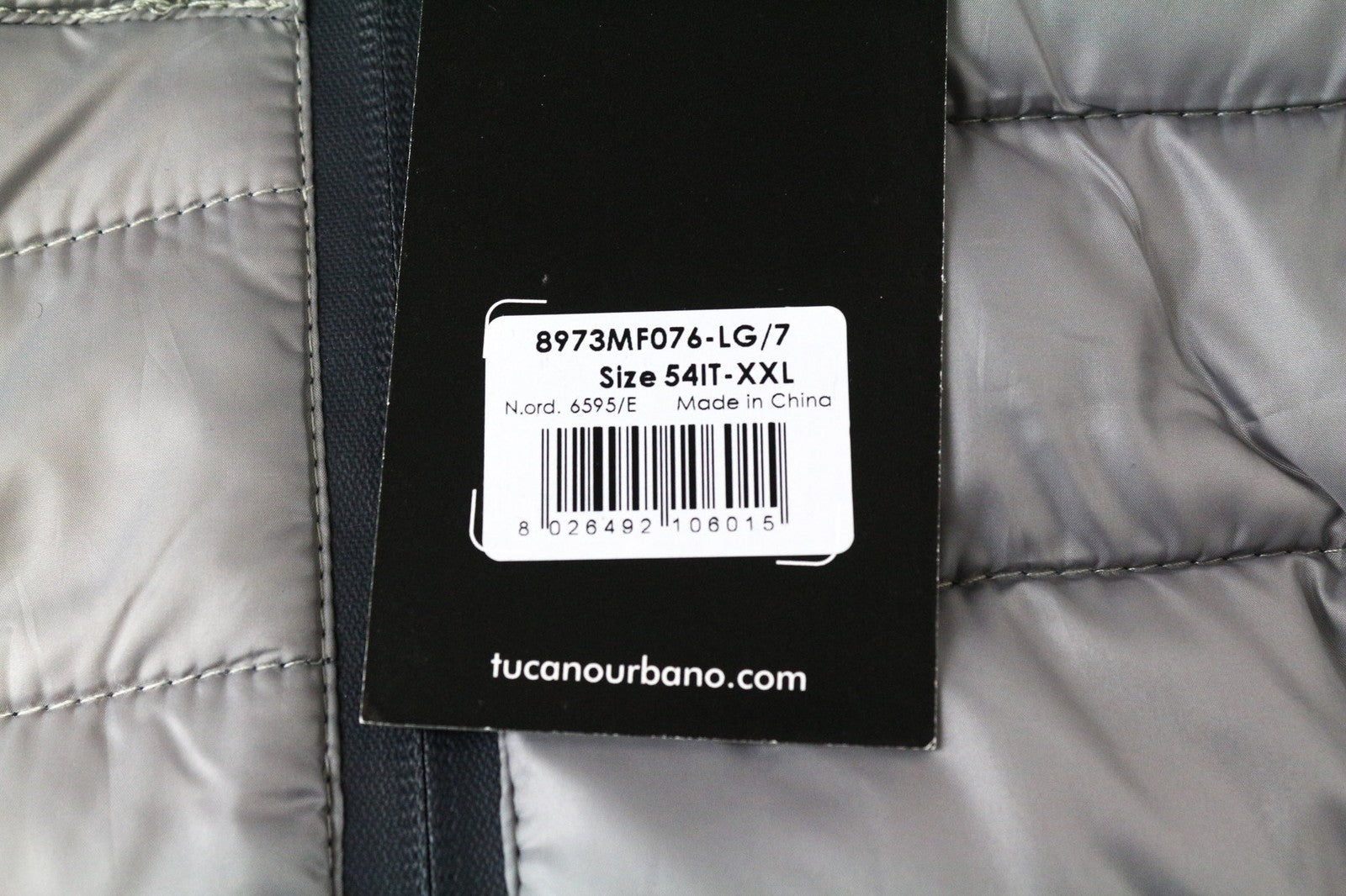 TUCANO URBANO Lot Pack Women's Jacket IT54 Grey Water-Repellent Windproof