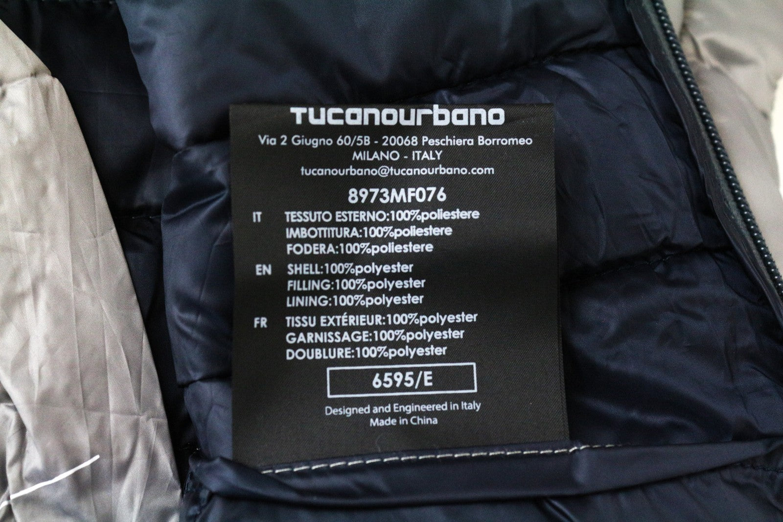 TUCANO URBANO Lot Pack Women's Jacket IT54 Grey Water-Repellent Windproof