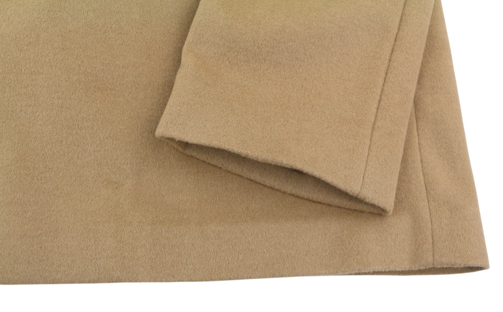 GANT Wool Blend Belted Women Coat 2XL Warm Khaki Notch Lapel Mid-Length RRP825