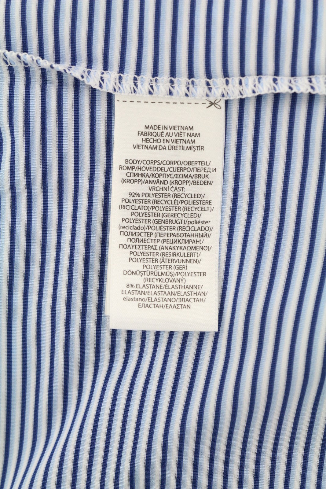 RLX RALPH LAUREN Golf Men's Polo 2XL Blue Stripe Short Sleeve Logo