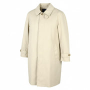 GANT Car Coat Women Jacket XL Desert Beige Hidden Button-Up Mid-Length RRP495