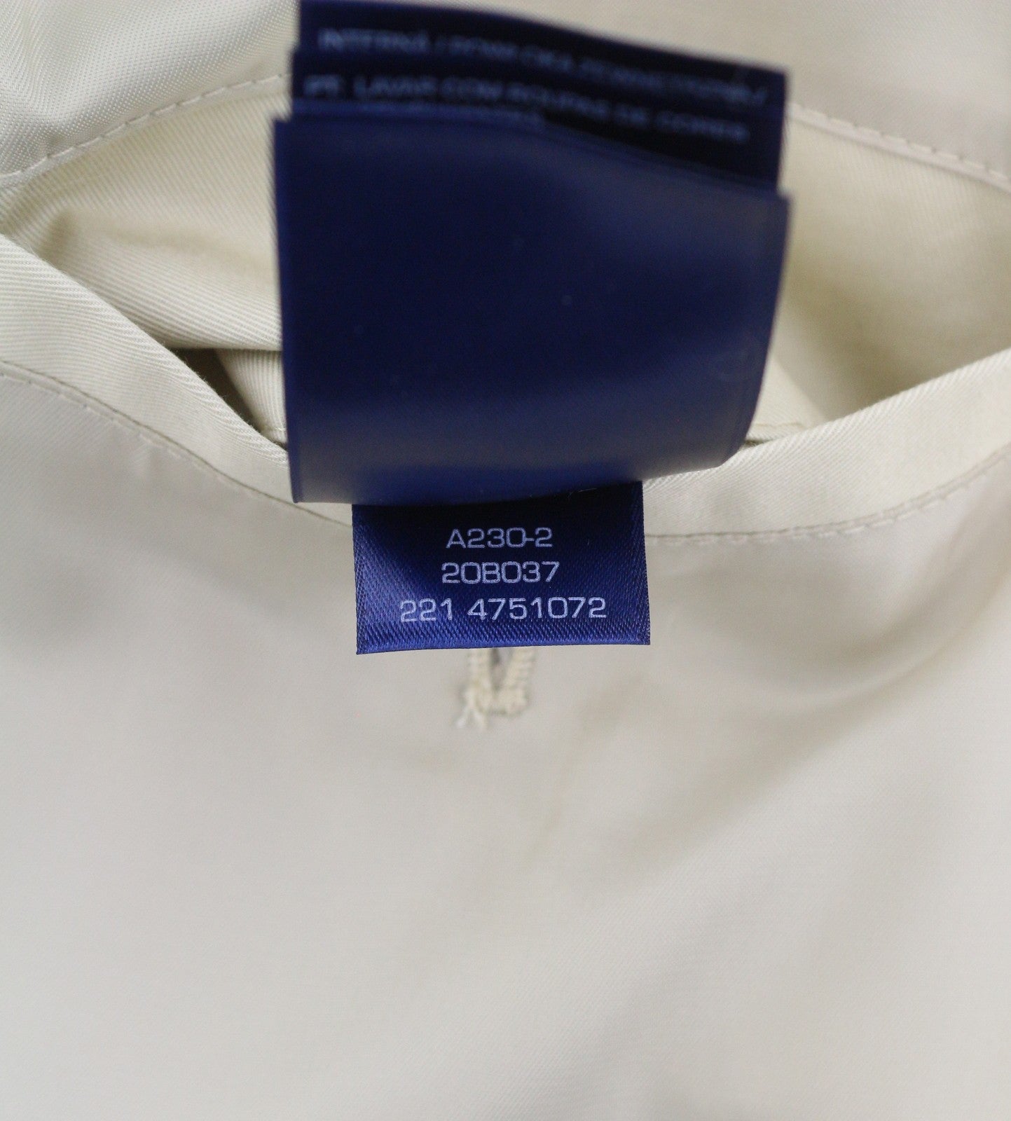 GANT Car Coat Women Jacket XL Desert Beige Hidden Button-Up Mid-Length RRP495