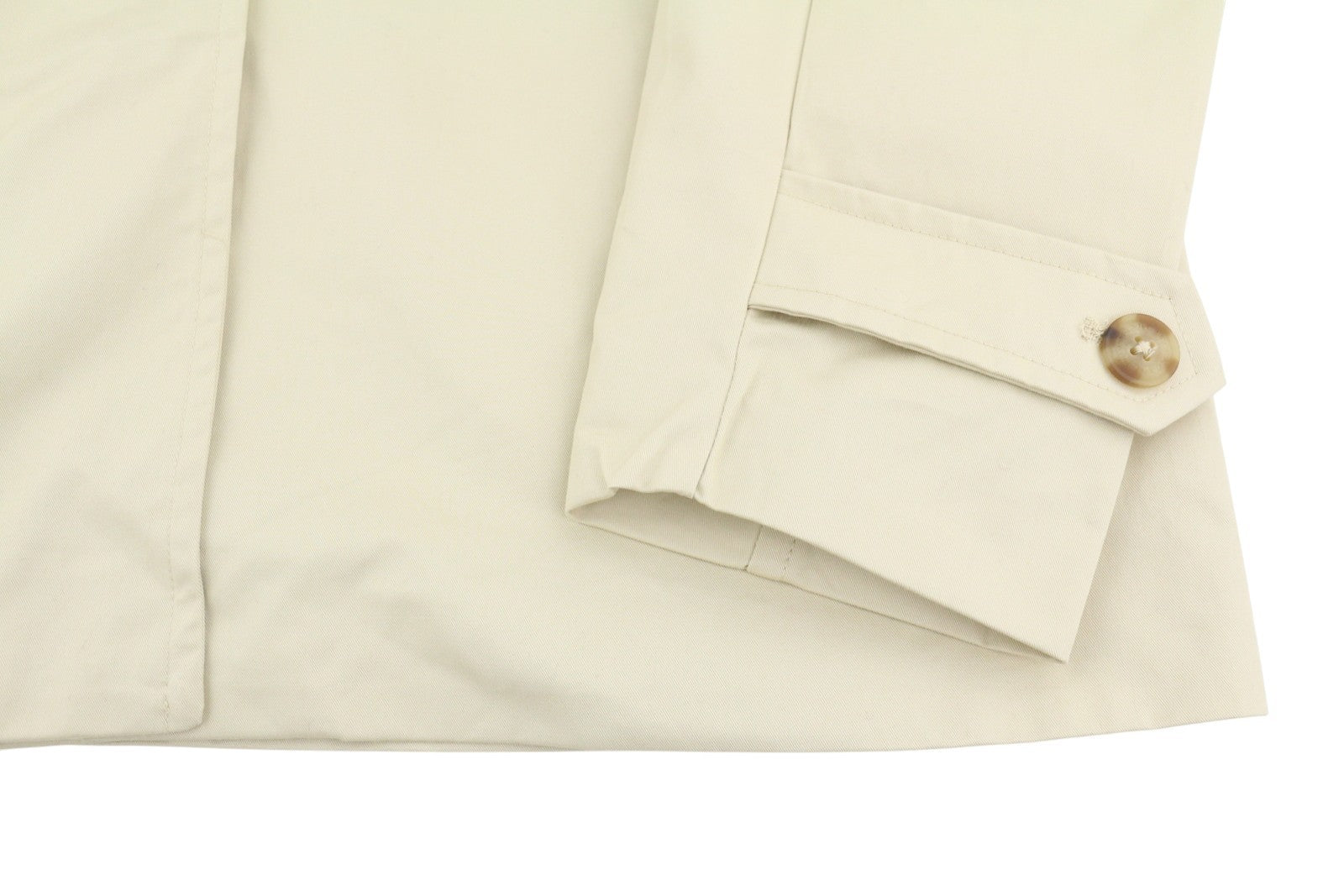 GANT Car Coat Women Jacket XL Desert Beige Hidden Button-Up Mid-Length RRP495