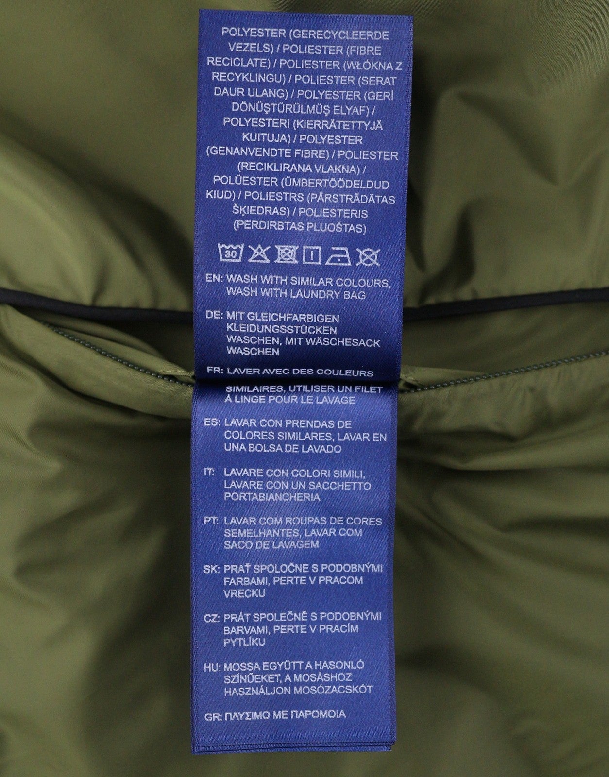 GANT Quilted Women Jacket L Hunter Green Padded Quilted Belted Snap Mid-Length