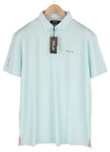 Blue Polyester T-Shirt