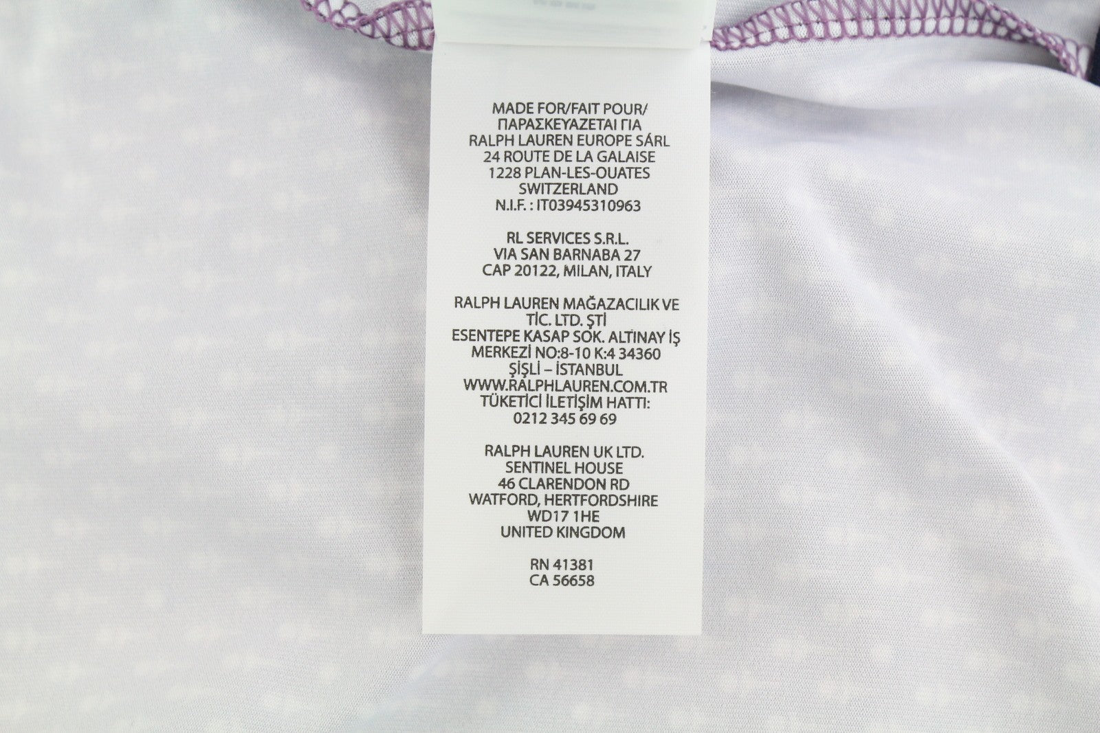 RLX RALPH LAUREN Golf Men's Polo S Purple Patterned Wicking