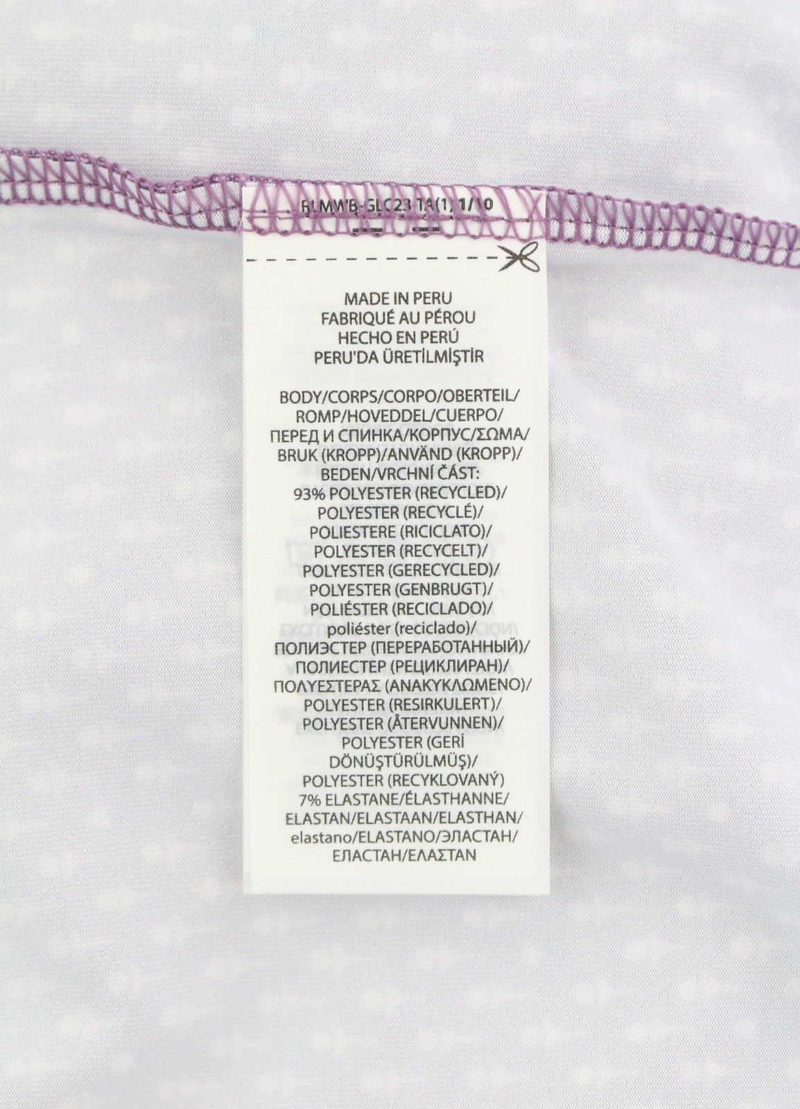 RLX RALPH LAUREN Golf Men's Polo S Purple Patterned Wicking