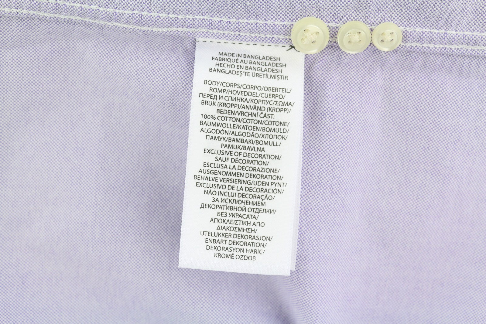 RALPH LAUREN Men's Shirt XS Purple Custom Fit Button Down RRP139