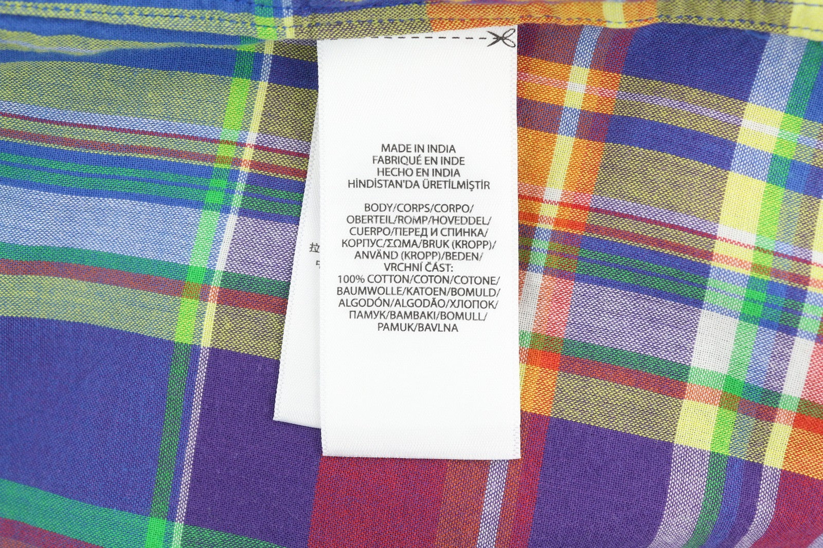 RALPH LAUREN Men's Shirt XL Plaid Casual Button Up RRP175