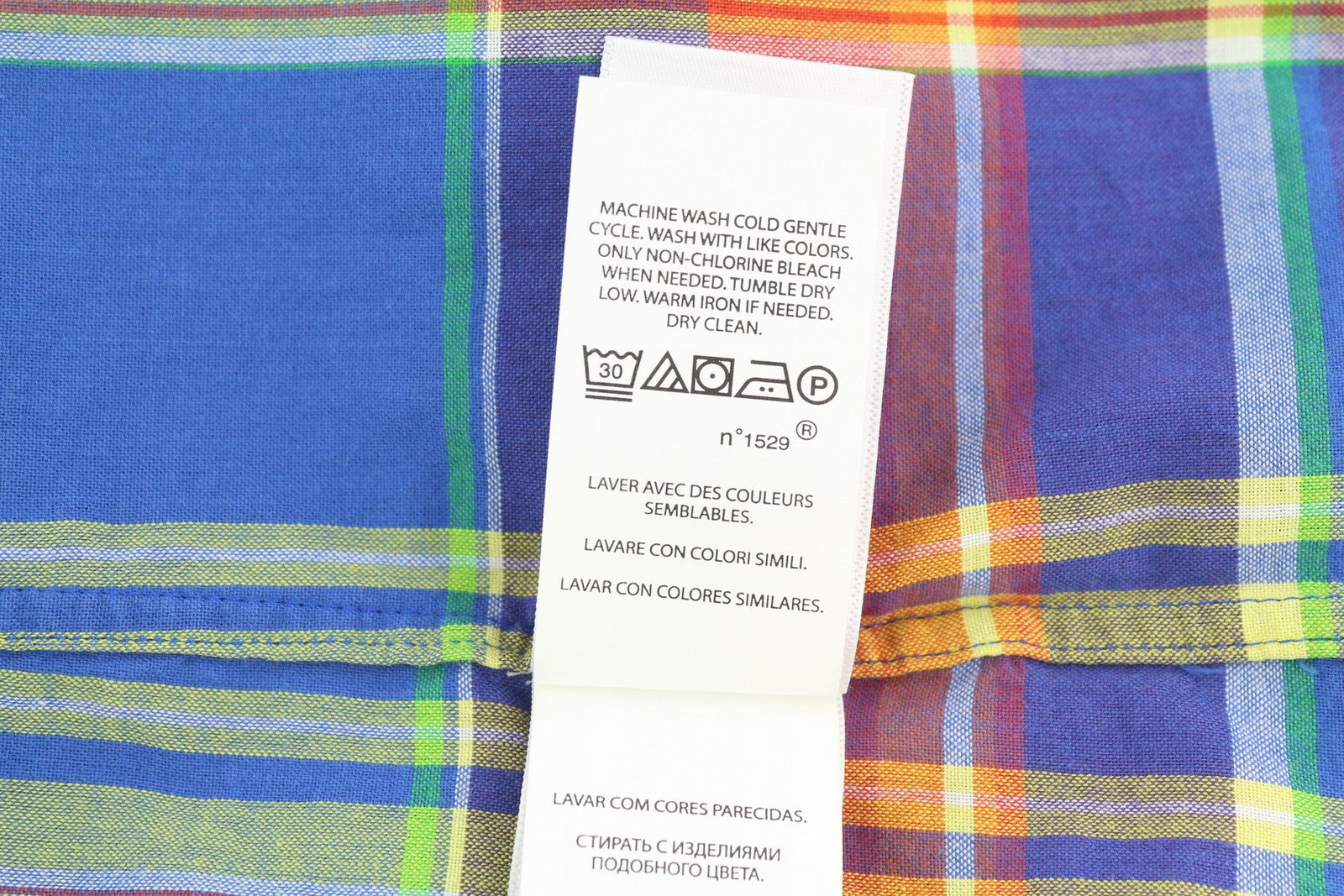 RALPH LAUREN Men's Shirt XL Plaid Casual Button Up RRP175