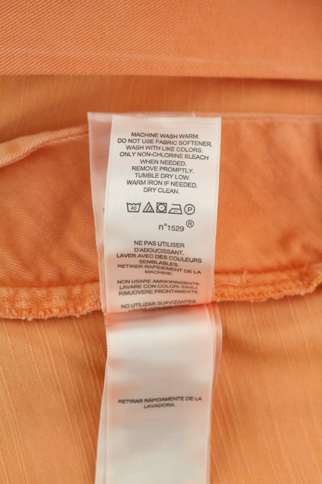 RALPH LAUREN Men's Shorts W36 Orange Salinger Straight Logo RRP236