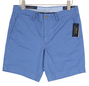 RALPH LAUREN Men's Shorts W34 Blue Stretch Chino Zip Fly RRP160