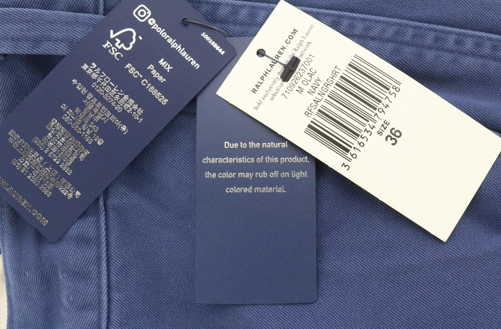 RALPH LAUREN Men's Shorts W36 Mid Blue Salinger Relaxed RRP212