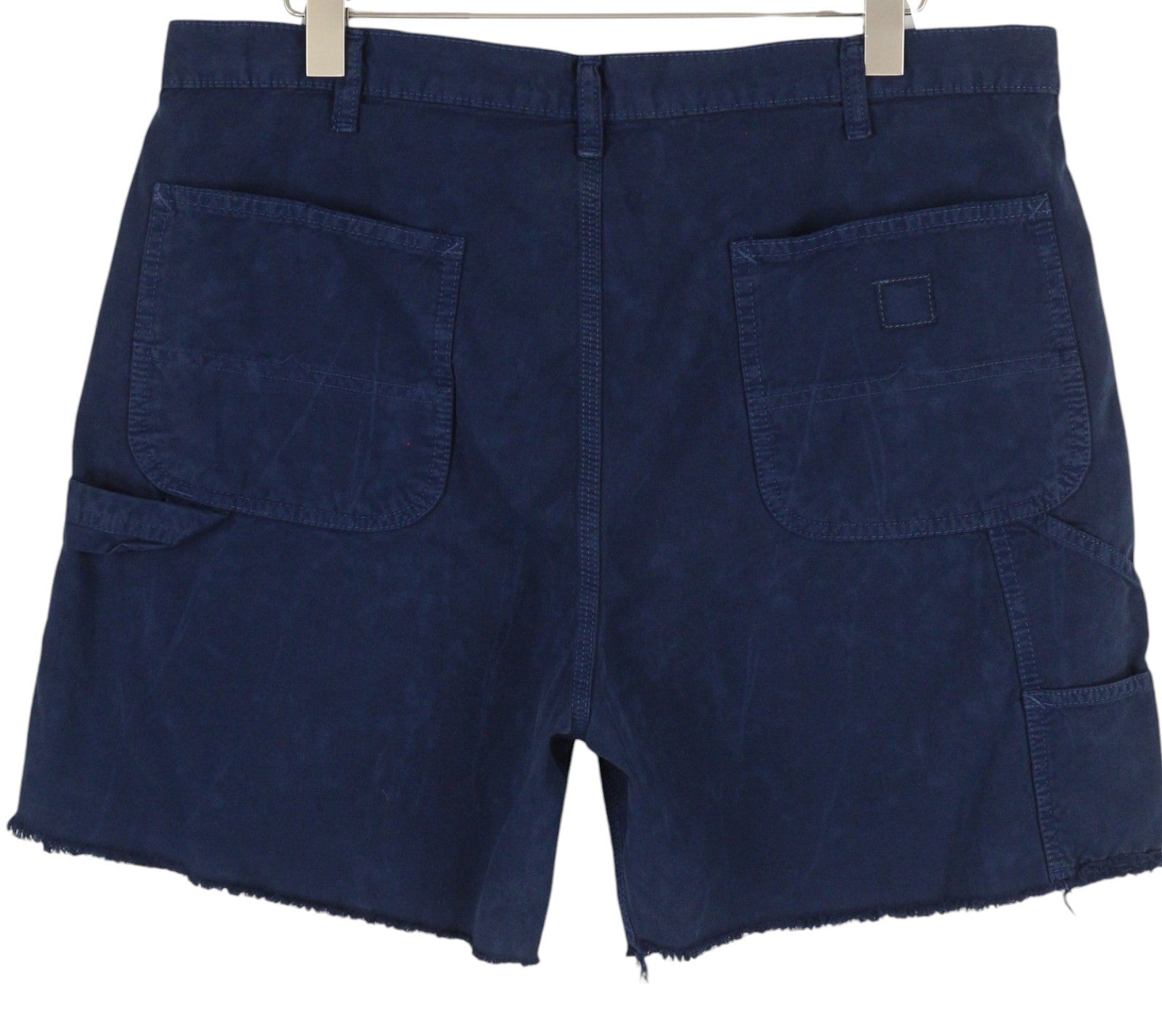 RALPH LAUREN Men's Shorts W38 Dark Blue Garment Dyed Zip Fly