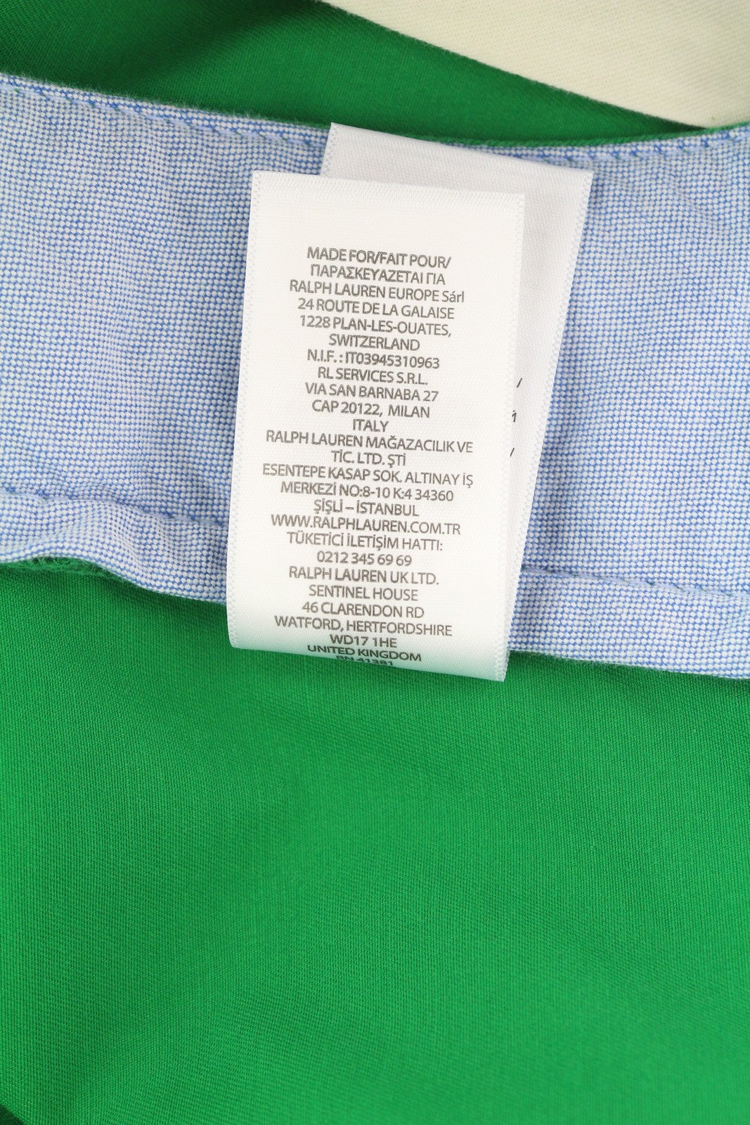 RALPH LAUREN Men's Shorts W36 Green Stretch Chino Zip Fly RRP180