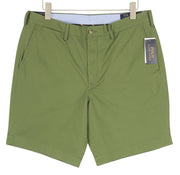 RALPH LAUREN Men's Shorts W36 Olive Green Classic Chino Zip
