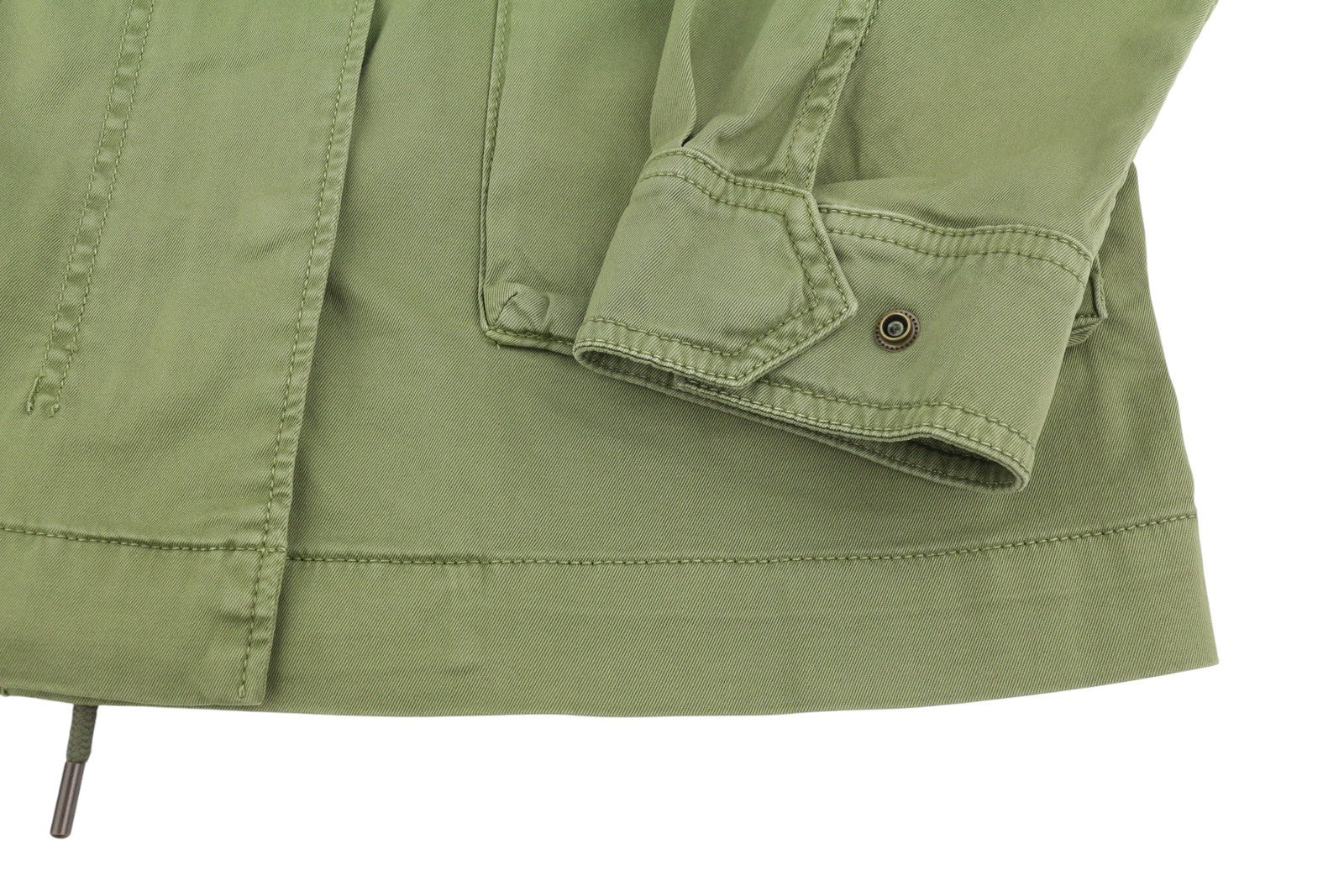 GANT Garment Dyed Field Women Jacket S Utility Green Drawstring Lightweight